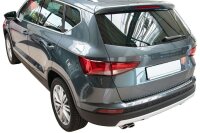 Ladekantenschutz CHROM MATT ABS für SEAT ATECA | ab BJ 2016 | mit Abkantung