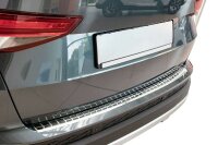 Ladekantenschutz CHROM MATT ABS für SEAT ATECA | ab BJ 2016 | mit Abkantung