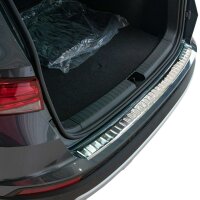 Ladekantenschutz CHROM MATT ABS für SEAT ATECA | ab BJ 2016 | mit Abkantung