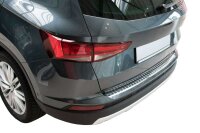 Ladekantenschutz CHROM MATT ABS für SEAT ATECA | ab BJ 2016 | mit Abkantung