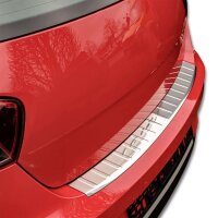 Ladekantenschutz Edelstahl | CHROM - MATT | für SEAT IBIZA 4trg | 2012-2017 | mit Abkantung