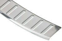 Ladekantenschutz Edelstahl | CHROM - MATT | für SEAT IBIZA 4trg | 2012-2017 | mit Abkantung