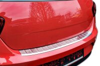 Ladekantenschutz Edelstahl | CHROM - MATT | für SEAT IBIZA 4trg | 2012-2017 | mit Abkantung
