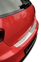 Ladekantenschutz Edelstahl | CHROM - MATT | für SEAT IBIZA 4trg | 2012-2017 | mit Abkantung