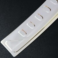 Ladekantenschutz Edelstahl | CHROM - MATT | für SEAT LEON ST KOMBI | ab 2014 |  mit Abkantung