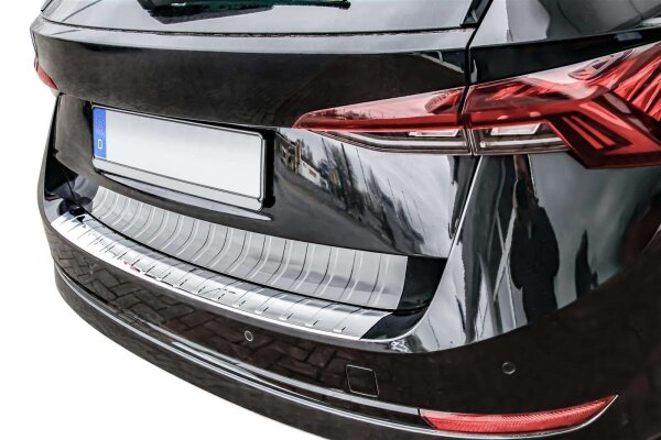 Ladekantenschutz Edelstahl | CHROM - MATT | für SKODA Octavia 4 Kombi | ab 2020