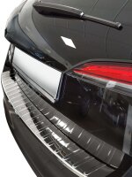 Ladekantenschutz Edelstahl | CHROM - MATT | für SKODA SCALA | ab BJ 2018 | mit Abkantun