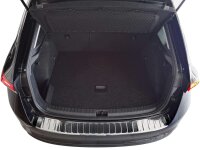 Ladekantenschutz Edelstahl | CHROM - MATT | für SKODA SCALA | ab BJ 2018 | mit Abkantun