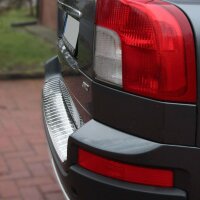 Ladekantenschutz Edelstahl | CHROM - MATT | für VOLVO XC90 I | 2002-2014 | DESIGN AUFLAGE