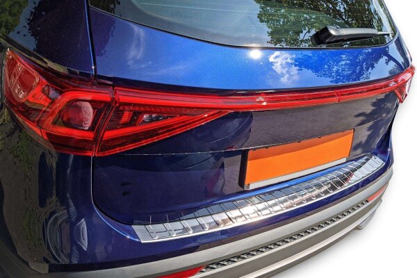 Ladekantenschutz Edelstahl | CHROM - MATT | für SEAT TARRACO | Typ KN | ab BJ 2018