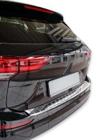 Ladekantenschutz Edelstahl | CHROM - MATT | für VW GOLF 8 VARIANT | BJ ab 2020 | Abkantung