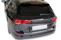 Ladekantenschutz Edelstahl | CHROM - MATT | für VW GOLF 8 VARIANT | BJ ab 2020 | Abkantung