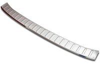 Ladekantenschutz Edelstahl | CHROM - MATT | für VW GOLF 8 SCHRÄGHECK | ab 2020 | mit Abkantung