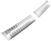 Ladekantenschutz Edelstahl | CHROM - MATT | für Skoda Kamiq | BJ ab 2019 | innen