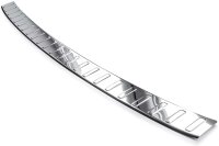 Ladekantenschutz Edelstahl | CHROM - MATT | für VW TOUAREG III | ab 2018 | mit Abkantung