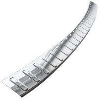 Ladekantenschutz Edelstahl | CHROM - MATT | für VW TOUAREG III | ab 2018 | mit Abkantung