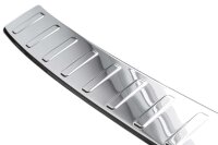 Ladekantenschutz Edelstahl | CHROM - MATT | für VW TOUAREG III | ab 2018 | mit Abkantung