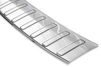 Ladekantenschutz Edelstahl | CHROM - MATT | für MERCEDES GLA | Typ X156 | BJ ab 2013