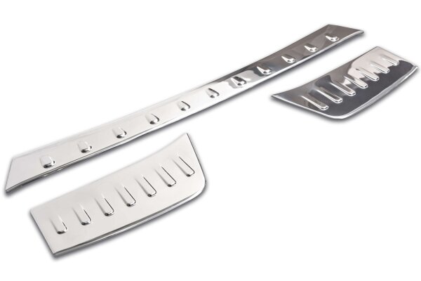 Ladekantenschutz CHROM MATT ABS passend für OPEL Grandland X | BJ ab 2017 3-tlg