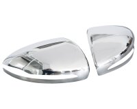 Edelstahl Chrom Spiegelkappen passend für Mercedes C-Klasse W205 S205 | BJ 2014-2023