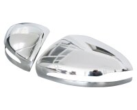Edelstahl Chrom Spiegelkappen passend für Mercedes C-Klasse W205 S205 | BJ 2014-2023