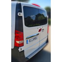 Edelstahl Chrom Kofferraumleiste über Kennzeichen passend für Mercedes Vito | W447 | ab BJ 2014 | Flügeltüren