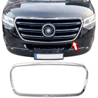Edelstahl Rahmen Grill Leisten chrom für Mercedes Sprinter W907 W910 | ab 2018>