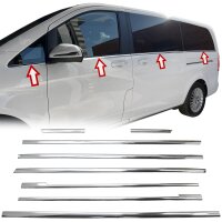 Edelstahl Fensterleisten passend für Mercedes...