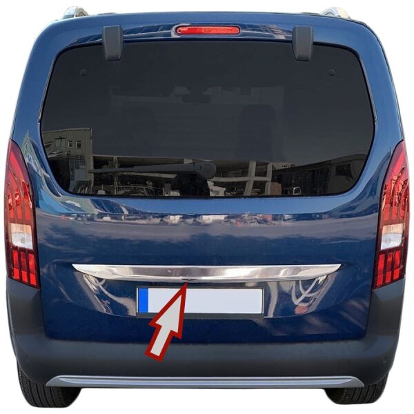 Edelstahl Kofferraumleiste passend für Fiat Doblo | Typ K9 | BJ ab 2022>