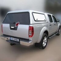 Edelstahl Kofferraum Öffner Blende passend für Nissan Navara D40 | BJ 2005-2015
