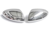 Edelstahl Chrom Spiegelkappen Set passend für Dacia Logan III ab 2021 Chrom Look