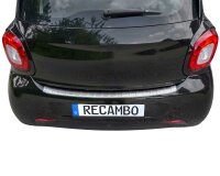 Ladekantenschutz Edelstahl | CHROM - MATT | für Smart ForFour | W453 | BJ 2014-2019 (2658)
