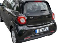 Ladekantenschutz Edelstahl | CHROM - MATT | für Smart ForFour | W453 | BJ 2014-2019 (2658)