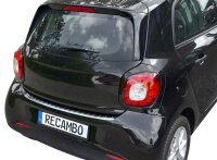Ladekantenschutz Edelstahl | CHROM - MATT | für Smart ForFour | W453 | BJ 2014-2019 (2658)