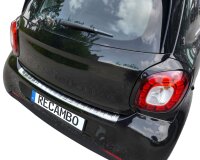 Ladekantenschutz Edelstahl | CHROM - MATT | für Smart ForFour | W453 | BJ 2014-2019 (2658)