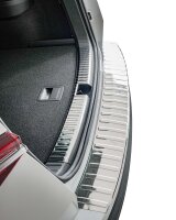 Ladekantenschutz Edelstahl innen + außen | CHROM - MATT |  für Skoda Karoq  | NU7 | BJ ab 2017> (2665+2674)
