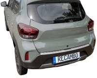 Ladekantenschutz Edelstahl | CHROM - MATT | für Dacia Spring | BJ ab 2022> (2669)