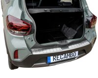 Ladekantenschutz Edelstahl | CHROM - MATT | für Dacia Spring | BJ ab 2022> (2669)