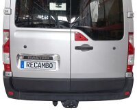 Edelstahl Chrom Kofferraumleiste über Kennzeichen...