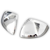Edelstahl Chrom Spiegelkappen Set passend für Mercedes GLC X254 ab 2022 Auto PKW