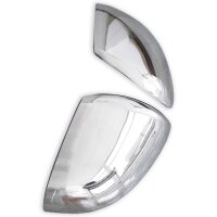 Edelstahl Chrom Spiegelkappen Set passend für Mercedes GLC X254 ab 2022 Auto PKW