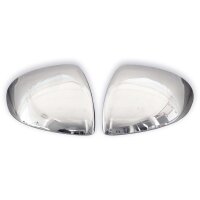 Edelstahl Chrom Spiegelkappen Set passend für Mercedes GLC X254 ab 2022 Auto PKW