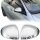 Edelstahl Chrom Spiegelkappen Set passend für Mercedes GLC X254 ab 2022 Auto PKW