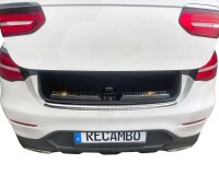 Ladekantenschutz Edelstahl | CHROM - MATT | passend für Mercedes GLC Coupe C253 | BJ ab 2016> (2667)