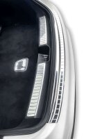 Ladekantenschutz Edelstahl | CHROM - MATT | passend für Mercedes GLC Coupe C253 | BJ ab 2016> (2667)