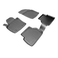 Fußmatten & Kofferraumwanne Set passend für  VW Tiguan 5N | 2007-2016 | ohne Variosystem