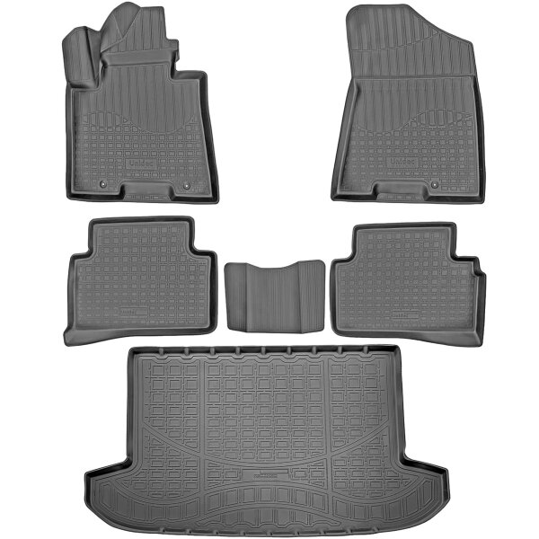 Fußmatten & Kofferraumwanne Set passend für  Hyundai Tucson III, Typ TL | ab 2015>