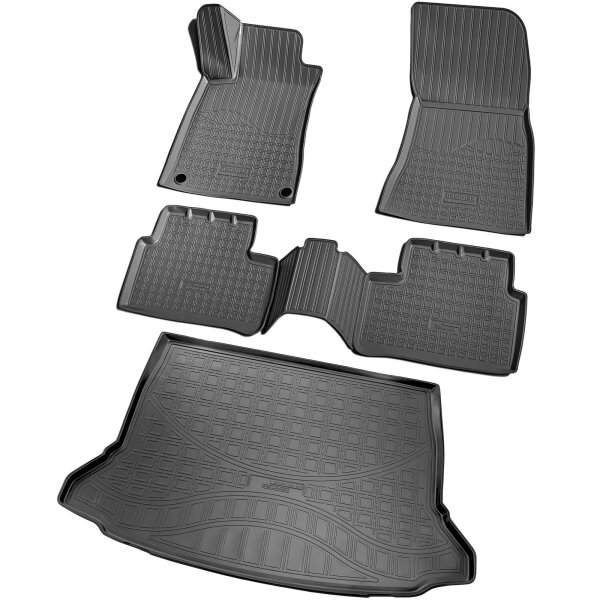 Fußmatten & Kofferraumwanne Set passend für  Mercedes A-Klasse | W177 | ab 2018-