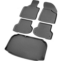 Fußmatten & Kofferraumwanne Set passend für  Audi A3 8P + Sportback | 2003-2012