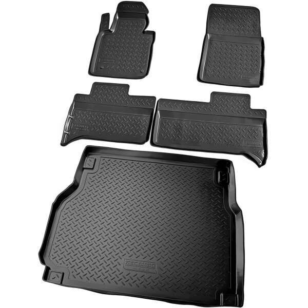 Fußmatten & Kofferraumwanne Set passend für  Range Rover III | L322, LM | 2002-2012